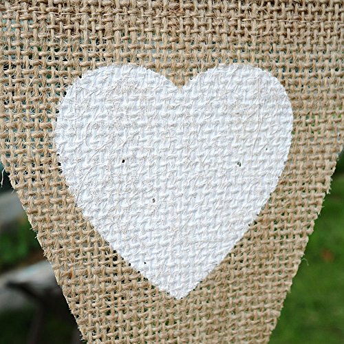 12 Flags Love Heart Rustic Jute Bunting Garland Banner Burlap Vintage Hessian Pennant for Party Christmas Birthday Wedding Bridal Shower Favor Decoration (2.8m/9 feet) reviews 12 Flags Love Heart Rustic Jute Bunting Garland Banner Burlap Vintage Hessian Pennant for Party Christmas Birthday Wedding Bridal Shower Favor Decoration (2.8m/9 feet)