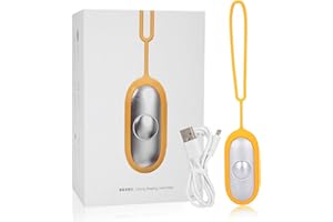 ‎HURRISE Schlafhilfe Maschine, USB Aufladung Mikrostrom hält Schlafinstrument Angstdruckentlastung,Schlafhilfe Gerät für Angstdruckentlastung (gelb)