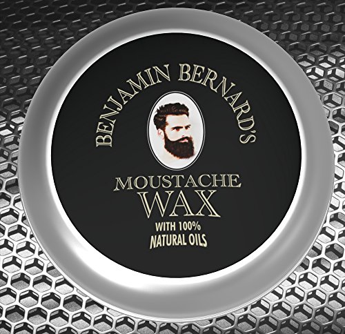 Bartwachs für starken und langen Halt – natürliches Wachs, Jojobaöl, Avocadoöl – einfache Anwendung und frischer Duft – 25 ml - 8