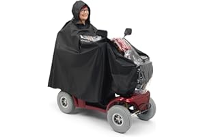STAVELEY Mobility Scooter Cape | Unisex Waterproof Rain Poncho Cover for Electric Scooters and Wheelchair Users – Lightweight, Compact (XL Cape)