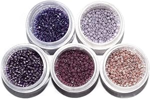 FAIS-LE TOI-MÊME Assortimento Miyuki Delica 11/0, collezione Violette.
