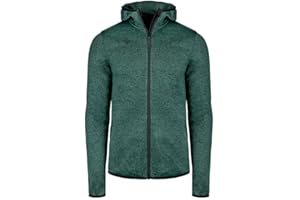 Izas - Chaqueta Polar para Hombre - Chaqueta con Cierre y Bolsillos de Cremallera - Chaqueta Térmica de Capucha de Rápido Secado - Ideal para Actividades al Aire Libre - Alder