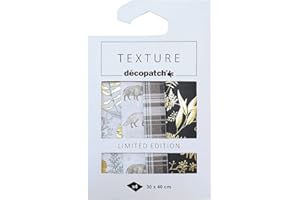 Decopatch TD835C - Assortimento di 4 Fogli FOILS Collezione Wild