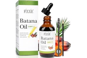 FIXXIE, FIXXIE Batana Oil for Hair Growth 60ml, 100% Pure & Natural Batana Hair Oil from Honduras, Prevent Hair Loss, Natural Oil for Men & Women for Thicker & Stronger Hair