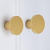 Goldenwarm 4 Stück Möbelknöpfe Schrankknöpfe Gold Gold Vintage Schubladenknopf Messing Knöpfe Kommode Möbelgriff Kinderzimmer