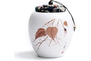 Uziqueif Handgefertigte Urnen Für Hunde,Katzen,Kaninchen,Gedenksteine Keramik Kleintiere,Haustiere Feuerbestattung Asche Begräbnis Bestattung Urn Andenken Erinnerungsurne Katzenhunde Asche,White d