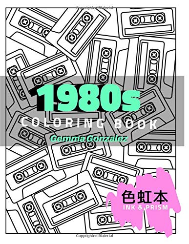 1980's Colouring Book for Adults