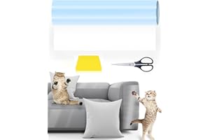 JOKSNK Protection Canape Chat Anti Griffe, Protecteur De Meubles pour Chat, Sticker Transparent Anti Griffe Chat Canapé, Protecteur De Rayure De Chat Autocollant pour Meubles Canapé Table 20CM X 3M