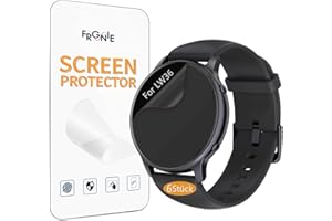 Frgnie Protector de pantalla compatible con reloj inteligente TUYOMA de 1,3 pulgadas (6 unidades) HD TPU Protector de pantalla para reloj inteligente LW36 de 1,32 pulgadas