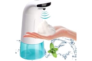FMPCUON Automatic Foaming Soap Dispenser, with Infrared Motion Sensor - 280ml Waterproof Electric Smart Touchless Liquid Dispenser for Bathroom Kitchen Toilet Office Hotel [Adjustable Amount of Foam]