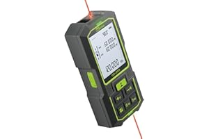 Inkerma Dual Laser Measurement Tool, 393Ft/120M Bilateral Laser Measuring Tool, Rechargeable Laser Measure with Ft/in/M Multiple Units, Angle Sensor, Pythagorean Mode, Area and Volume