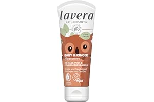 ‎LAVERA lavera Baby & Kinder Pflegecreme - für Gesicht und Körper - ohne Duft- & Konservierungsstoffe - feuchtigkeitsspendend - schützt & beruhigt - vegan - Naturkosmetik - 75 ml