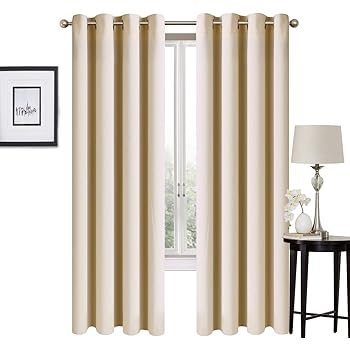 Amazonbasics Room Darkening Blackout Curtain Set With Grommets