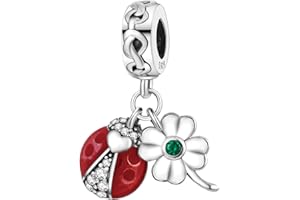 MULA Charm Bead Ciondolo Donna Argento Fascino per Bracciali e Collane