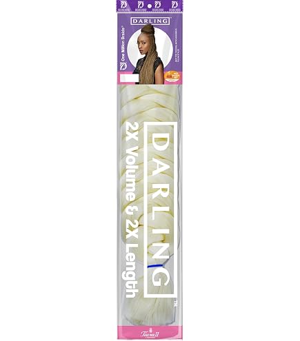 Darling One Million 2x Volume Braid, White : Amazon.co.za: Beauty