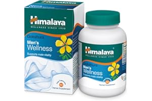 Tribulus Terestris Testosterone Booster For Men - Improves Reproductive Health And Virility - 60 Vegetarian Capsules By Himalaya (Since 1930)