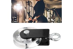 ‎DEMERAS Demeras Lager Hebe-Riemenscheibe Silent Silent Wheel für Fitness Single Pulley Block