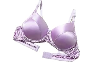 LRSSMB 2025 Glatte Satin Seide Bh Doppelseitige Maulbeerseide Push-Up Unterstützung Drahtlose Bhs For Frauen Damen Täglichen Bralette BH