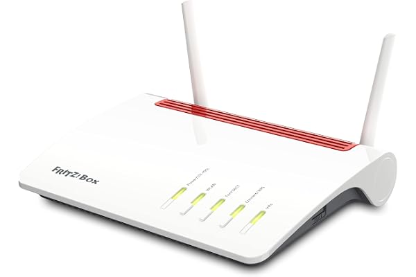 AVM FRITZ!Box 6890 LTE, Routeur LTE et DSL (jusqu'à 300 Mbps, Wi-Fi AC+N jusqu'à 1 733 Mbps (5 GHz) et 800 Mbps (2,4 GHz), 4 ports LAN Gigabit)