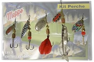 Mepps Spinner Kits Truite Pike Perch Leurre Paquets Sélections Comet Aglia Lusox Noir Fury XD méné