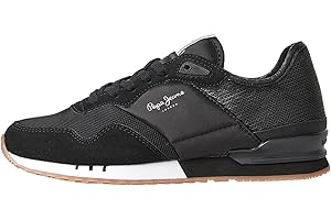 Pepe Jeans London Sneakers avec Paillettes Noir