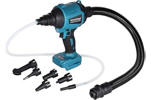 HEIMERDINGER Cordless Blower/Inflator Compatible with Makita 18V Battery | 3 Speeds 51000RPM Brushless Motor | Handheld Dust Blower for Keyboard, Car & Wood Workshop