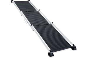 PETGARD Charleston Escalier télescopique pliable pour voiture 3 pièces pour animaux domestiques de grande taille 73 à 163 cm
