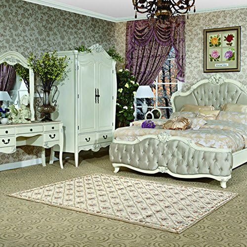 BLZZR*The living room study the carpet of the bedrooms rose-carpet rustic style carpet ,1600MM 2300MM, X Beige Diamond red carpet