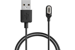 kwmobile Kabel USB kompatybilny z imoo Watch Phone Z7 / Z8 / Z9 / Z10 - zapasowy kabel do ładowarki fitness tracker smartwatch - czarny