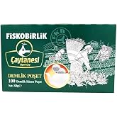 Fiskobirlik &Ccedil;aytanesi Demlik Poşet Siyah &Ccedil;ay, 100 Adet, 3,2 Gram