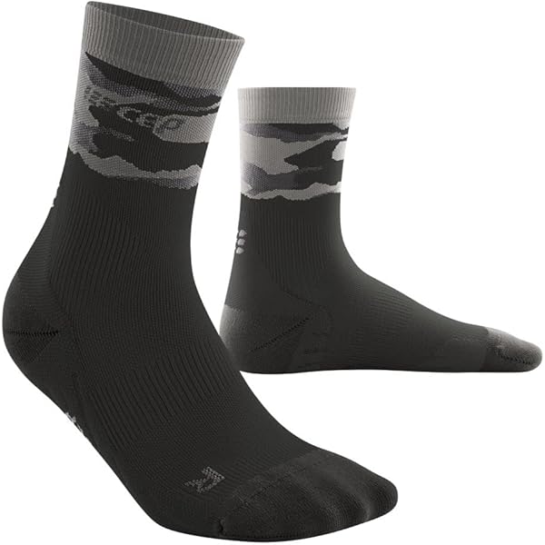 CEP Run Ultralight Compression Socks Men Black/light Grey