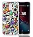 Produktbild Soft TPU Handyhülle Motorola Moto G4 Hülle Silikon Tiere Muster [Karikatur Cartoon] Ultra Slim Schutzhülle Wasserdicht Stoßfest Tasche Case Back Cover [Glanz nachts]