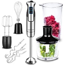 Amazon.de: Lehmann Chowmei Stabmixer Set 1200 W | Pürierstab mit ...
