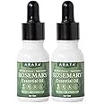 Arata Undiluted Rosemary Essential Oil For Hair Growth, Hair Fall Control & Nourishment | 100% Natural and Pure Blend | Strengthens Hair & Balances Scalp | Pack of 2 (30ml)