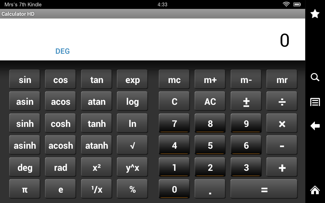 Calculator HD Amazon.co.uk Appstore for Android