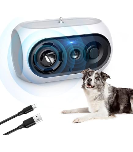 Bubbacare Anti-Bell-Gerät – Ultraschall-Hundetrainer, Wiederaufladbar & Sicher, Bis 5 M Reichweite