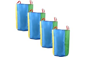 heavenlife 4 Pièces Sac à Pommes de Terre pour Enfants et Adultes, Sacs de Saut Colorés, Course de Sac pour Anniversaire Fête Pique-Nique