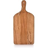 Tagliere Legno Tagliere In Legno Di Acacia (50,8 X 38,1 X 3,8 Cm) E Blocco Da Tagliere Legno Grande