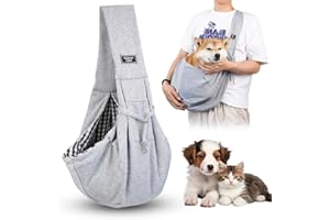 PEELANMALL Sac bandoulière porte-chien pour transport d'animaux et chiots