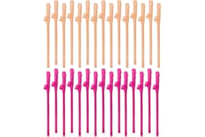 KEQAR Cannucce di plastica per bevande, 30 cannucce di plastica colorate riutilizzabili per feste e adulti, cocktail, per feste, bar, compleanni, matrimoni (rosa e color carne)