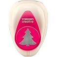 Vaessen Creative Craft Paper Punch - Fir Tree - 1,3 x 1,4 cm - Circle Cutter for Crafting and Card Making