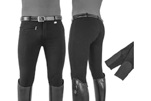 Umbria Equitazione EQUESTRO Pantaloni Uomo Modello Urano Cotone Elasticizzato Navy Blu 50