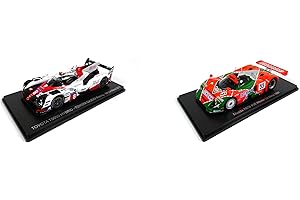 OPO 10 - Lot von 2 Autos Le Mans Spark 1/43 für Hachette Japon: Toyota TS050 2017 + Mazda 787B 1991 (01 + 02)