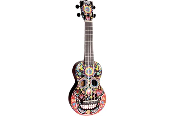 Mahalo Ukulélé MA1SKBK Soprano Crâne Mexicain