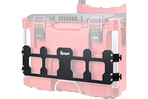 BPOPO Packout Mounting Plate Compatible with Milwaukee Packout Toolbox, Organizer Bracket for Front of Rolling Toolbox