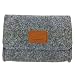 Produktbild Täschchen Mini Hülle Tasche aus Filz für Zubehör und Accessoires (Netzteil, PC Maus, E-Zigarette, Kosmetik) Grau