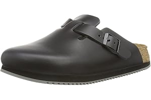 Birkenstock Unisex Adults' Boston Smooth Clogs, 12 UK