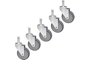 RILIDRI Replacement Casters for Brute Trash Bin Dolly(550lbs)