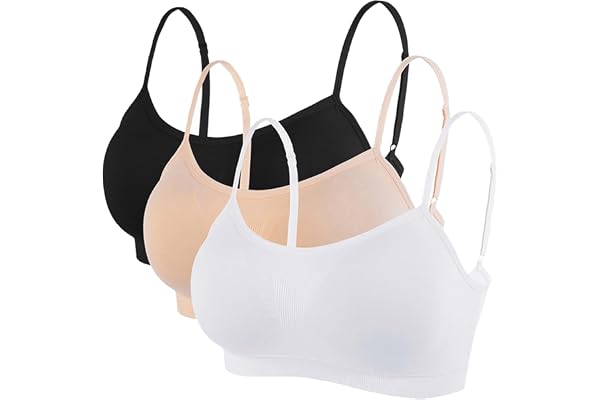 Litthing Soutiens-Gorge de Sport Lingerie Brassière Femme Rembourré Confortable Push Up sans Armature sans Couture Reglable Fine Bretelle pour Pilates Yoga