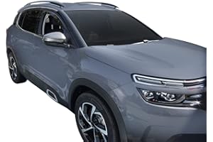 J&J AUTOMOTIVE | Heko Deflecteurs d'air Déflecteurs de Vent Compatible avec C5 Aircross Depuis 2017, Ensemble 2 pi?Ces, Aérodynamique, Montage Facile